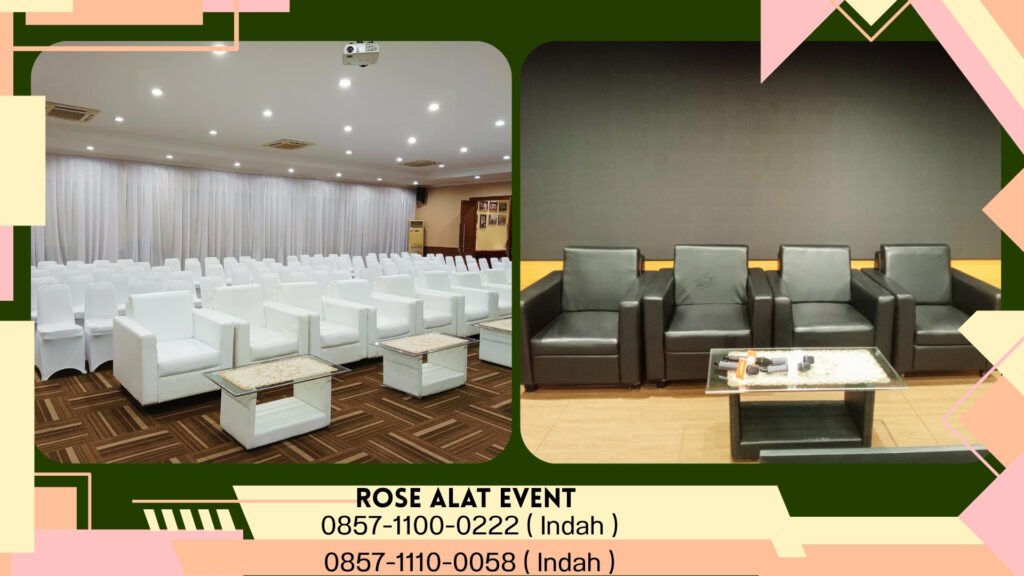 Jasa Sewa Sofa Kotak Warna Hitam Dan Putih