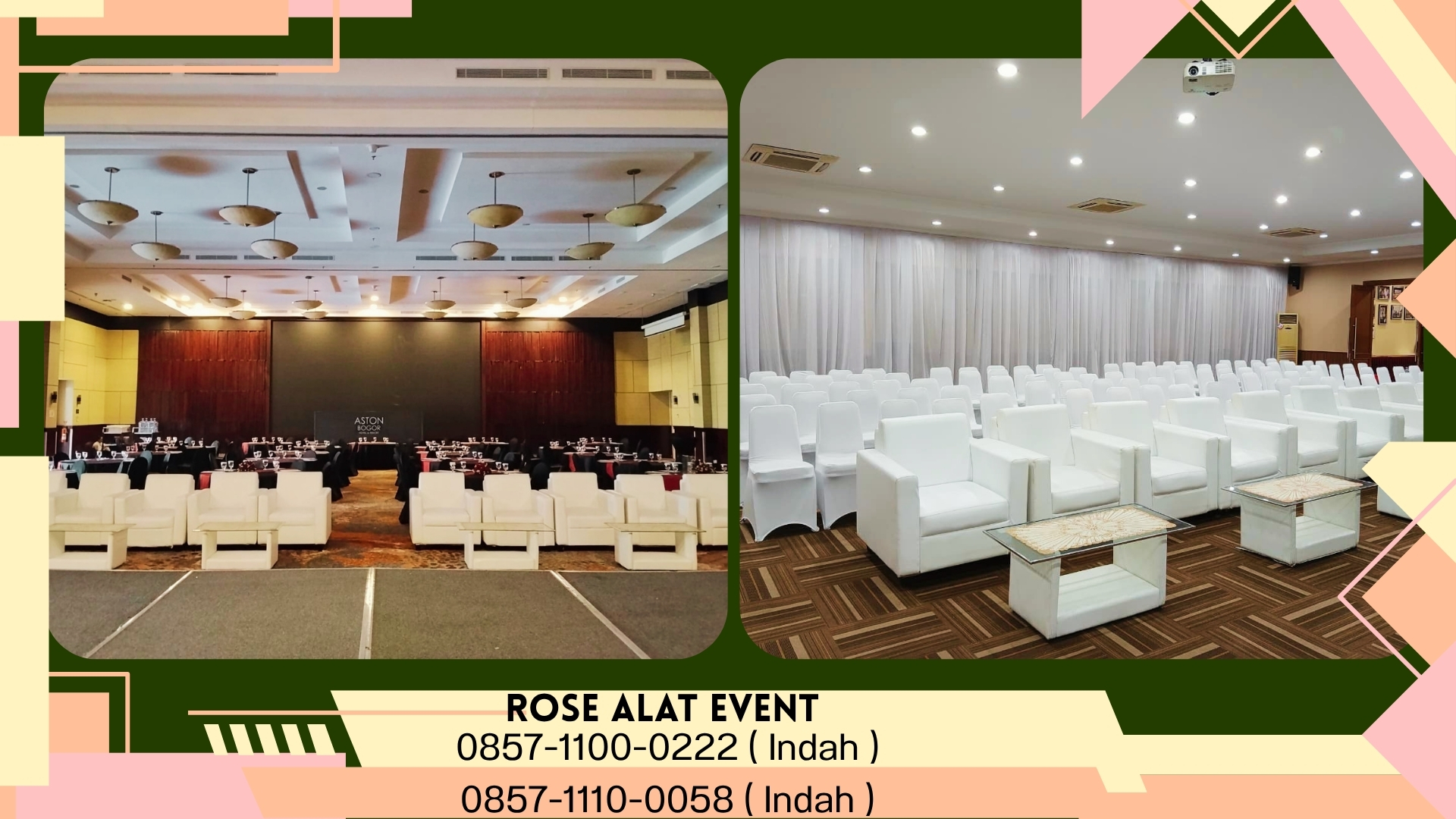 Jasa Sewa Sofa Kotak Warna Hitam Dan Putih 