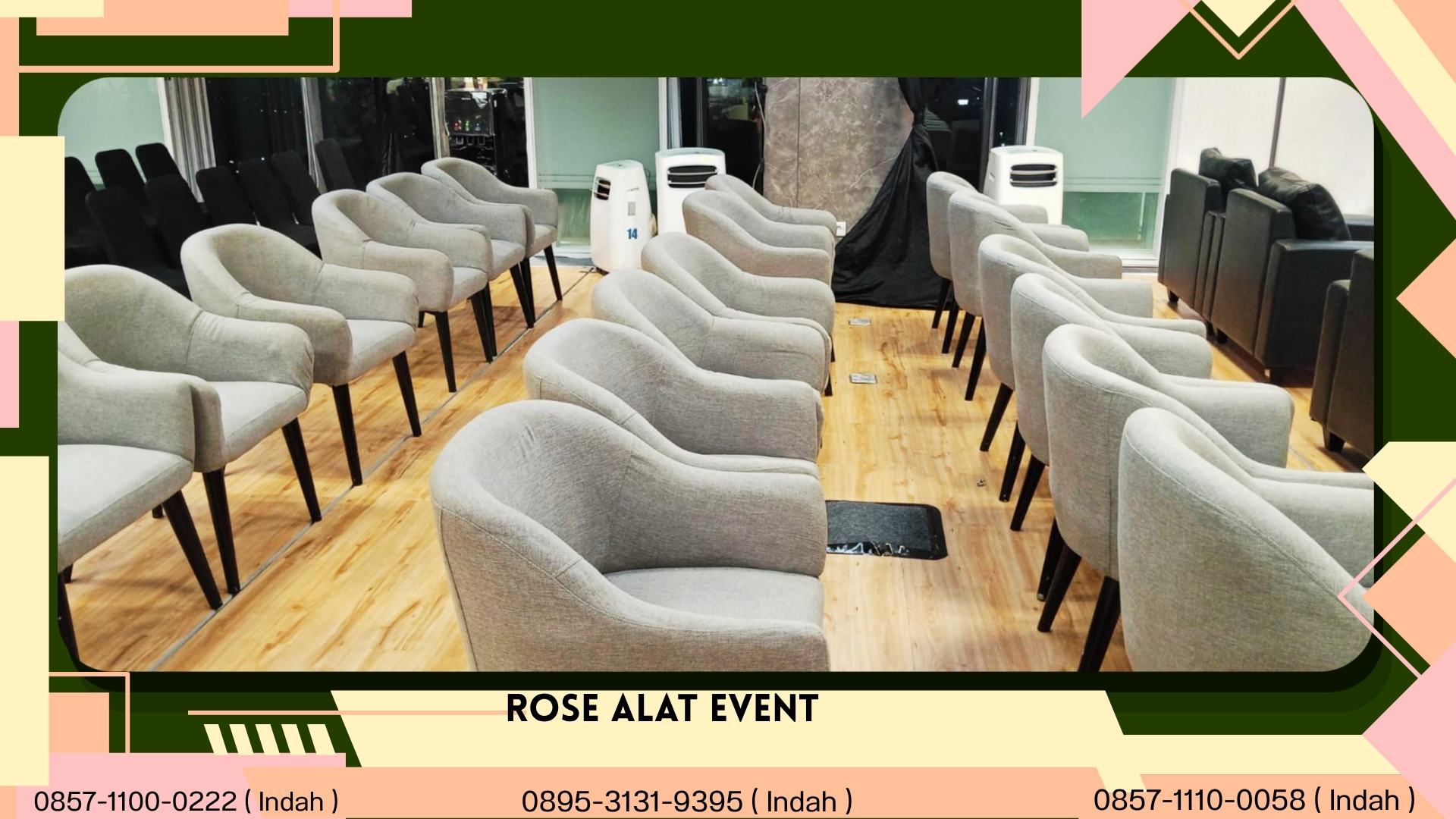Jasa Sewa Sofa Studio Abu-Abu Cikarang Bekasi 