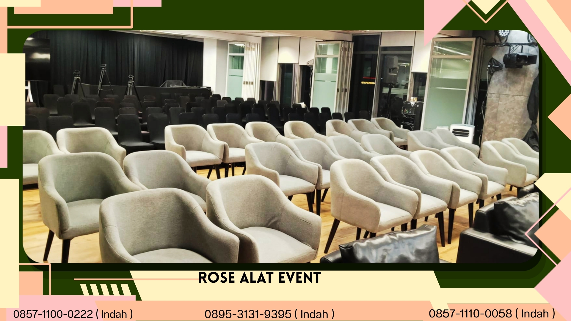 Jasa Sewa Sofa Studio Abu-Abu Cikarang Bekasi