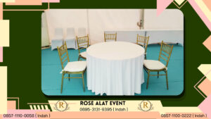 Rental Meja Bulat Cikarang