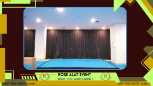 Rental Tirai Hitam Lampu Fairy Light Bekasi