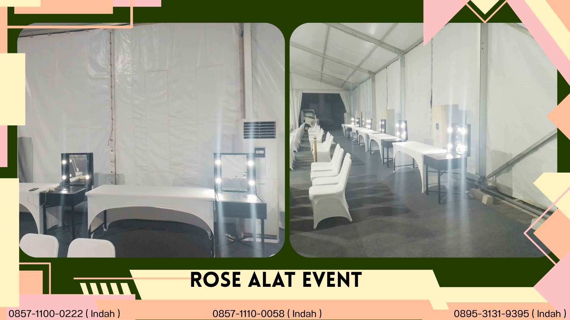 Sewa Cermin Rias Stainless Bekasi