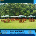 Sewa Tenda Parasol Kursi Meja Kayu Bekasi