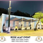 Sewa Tenda Plafon Biru Putih Jakpus