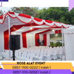 Sewa Tenda Roder Dekorasi Merah Putih Cikarang Bekasi
