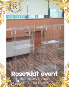 Rental Podium Acrylic Kota Cikarang