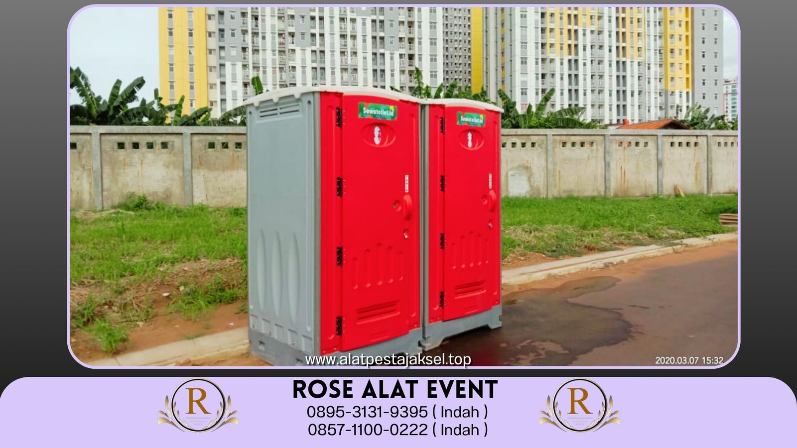 Rental Toilet Portable VIP Karawang ( 0895-3131-9395 ) 
