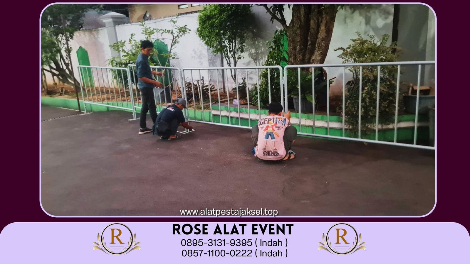 Sewa Barikade Atau Rowing Bekasi