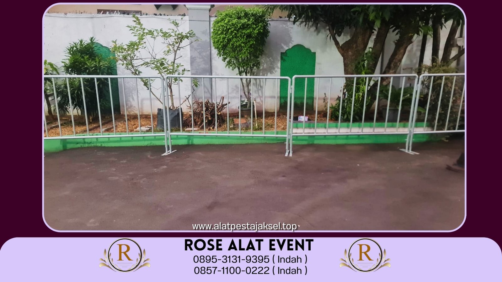 Sewa Pagar Rowing Bekasi ( 0895-3131-9395 )