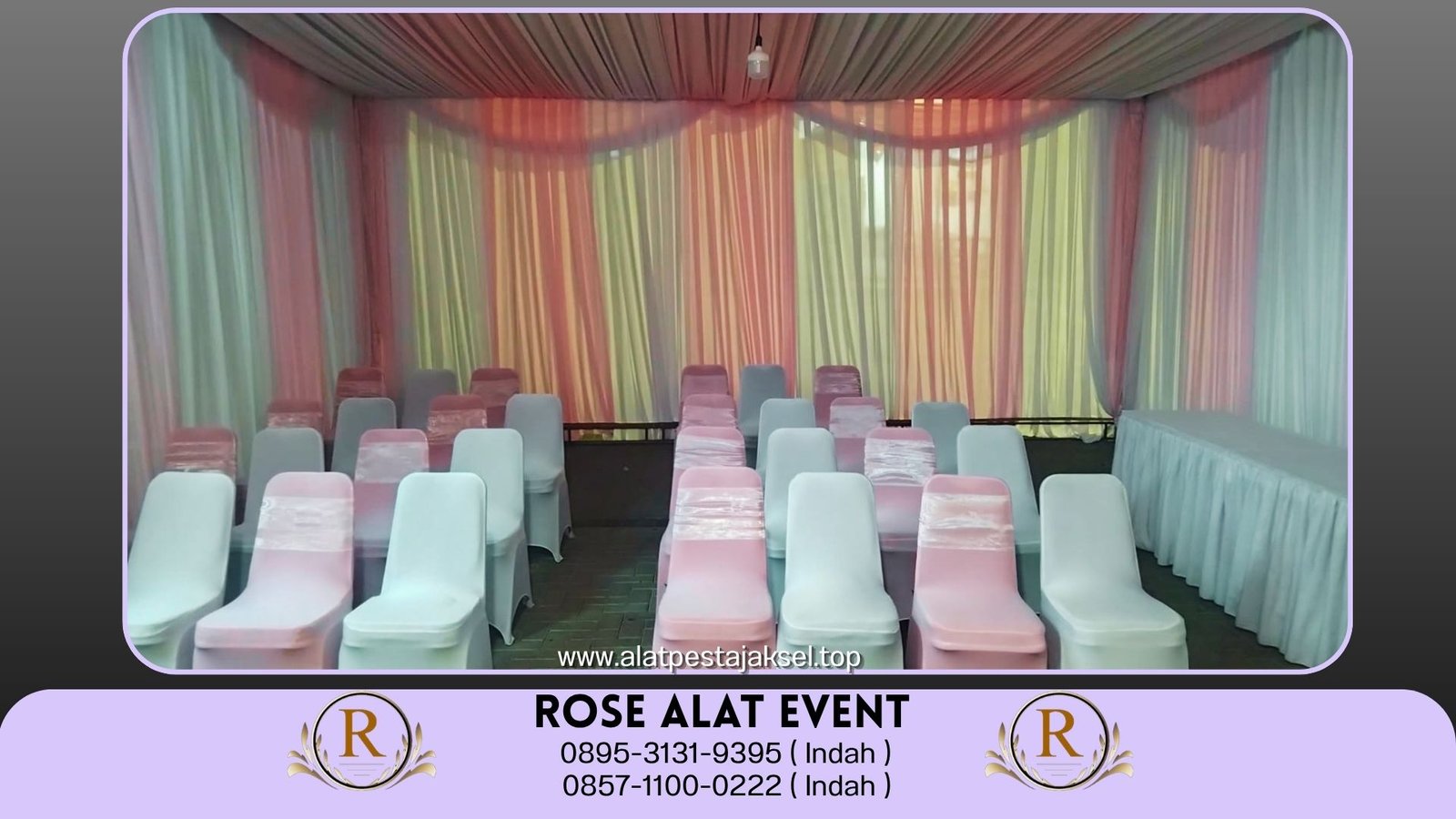 Sewa Kursi Non Cover Dan Full Cover Bekasi ( 0895-3131-9395 ) 