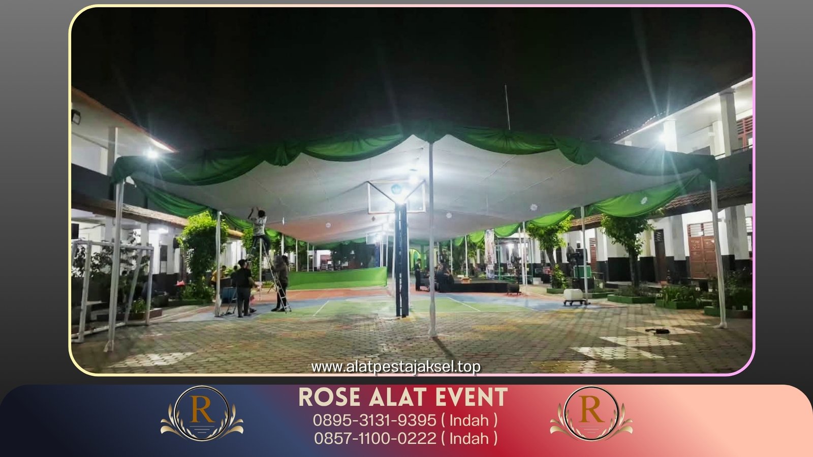 Sewa Ruang Partisi Putih Dan Tenda Roder Bekasi ( 0895-3131-9395 )  