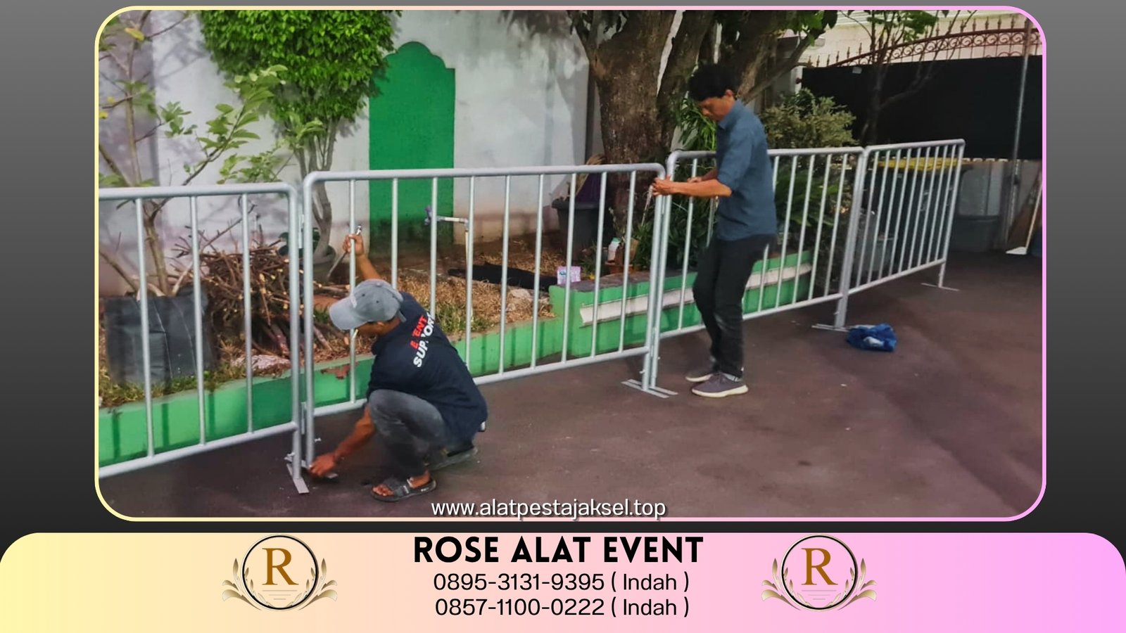Sewa Pagar Rowing Bekasi ( 0895-3131-9395 ) 