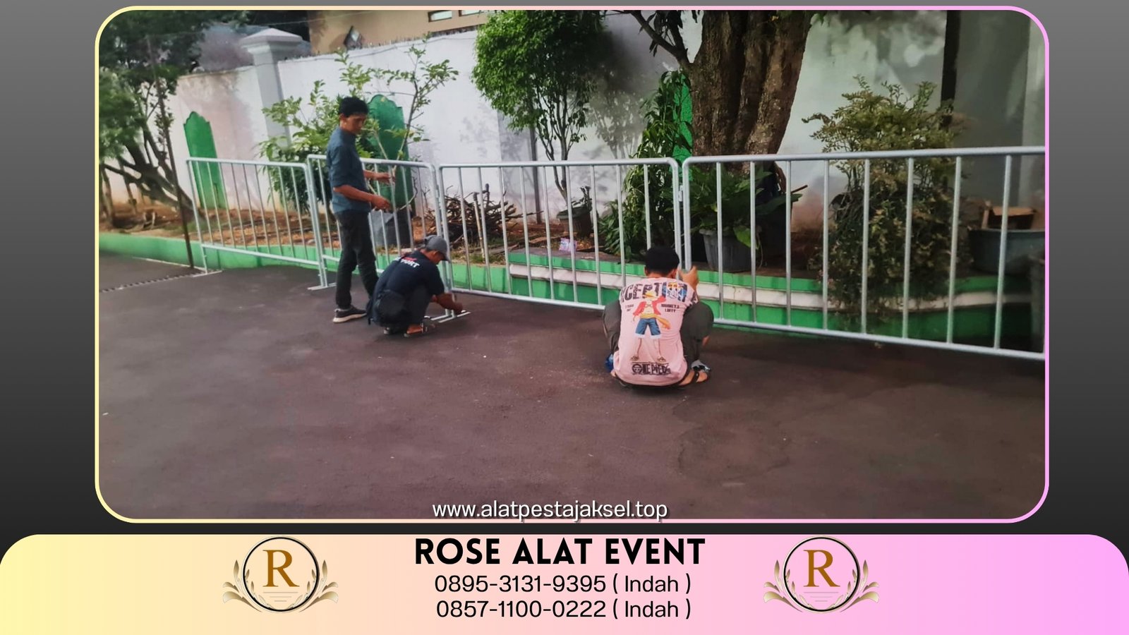 Sewa Pagar Rowing Bekasi ( 0895-3131-9395 ) 