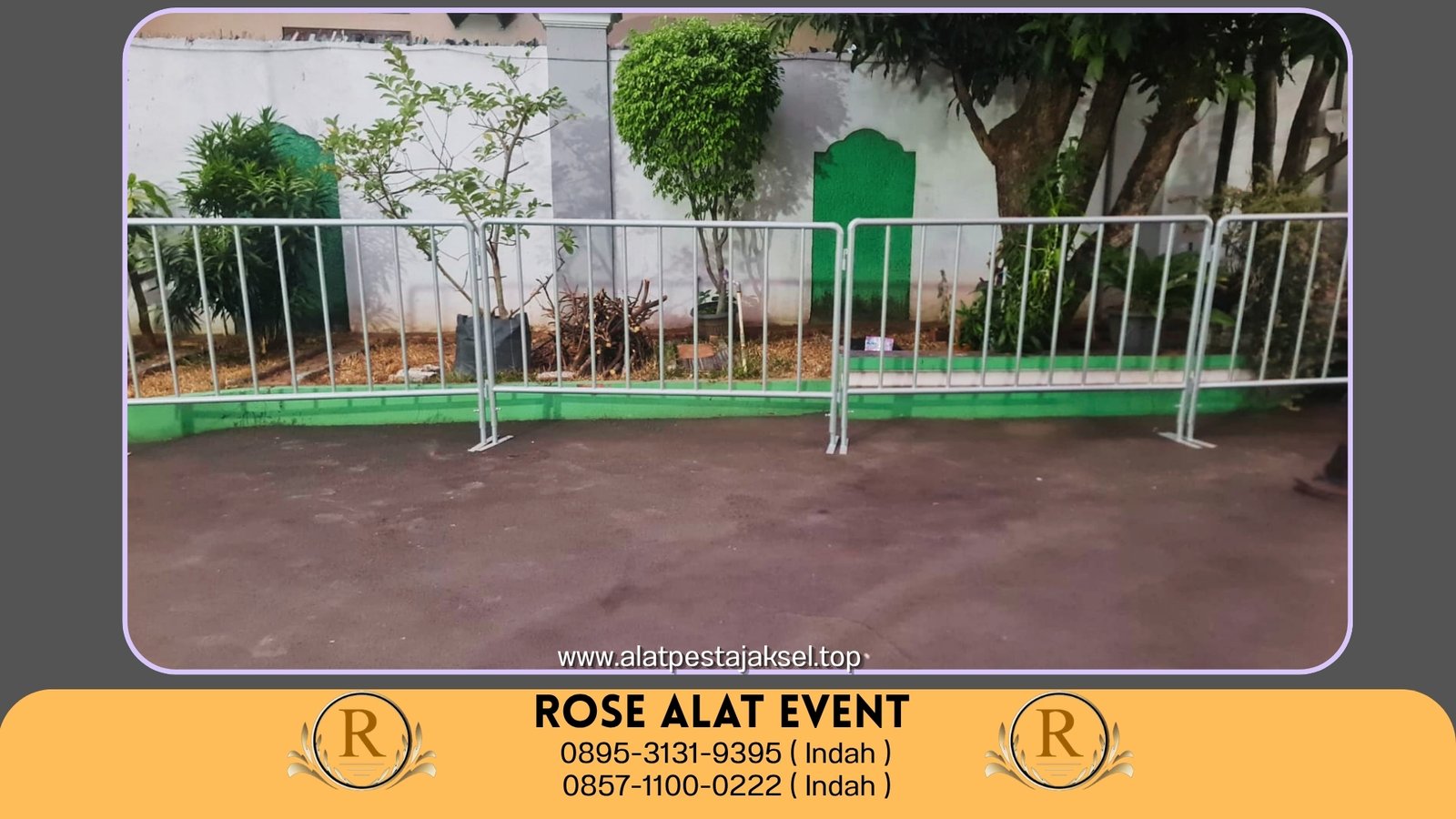 Sewa Rowing Barikade Pembatas Jakarta