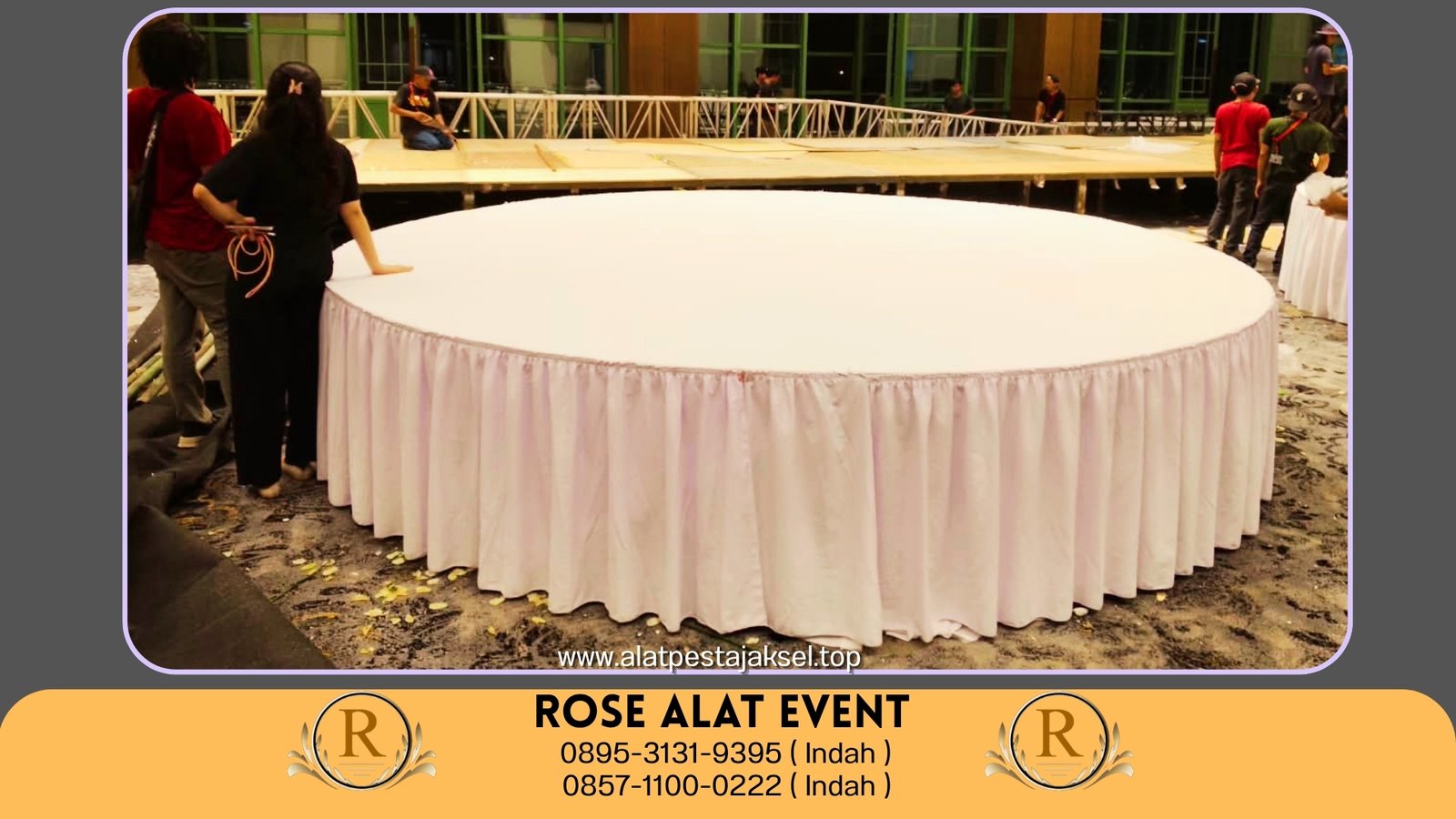 Sewa Table Diameter 400cm Jakarta 