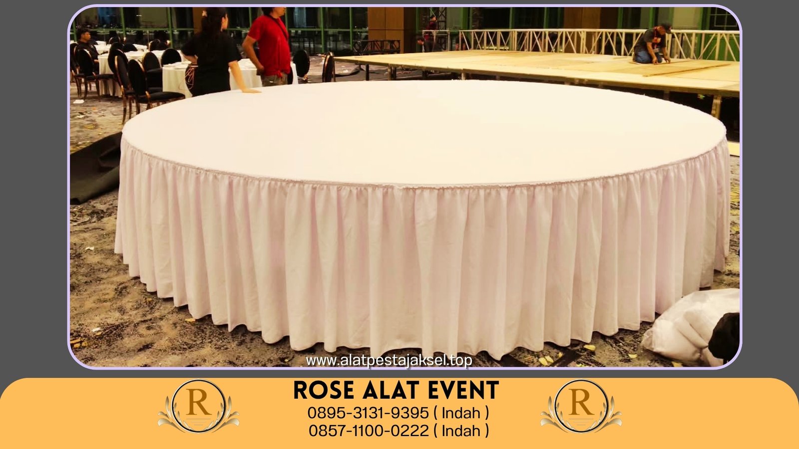 Sewa Table Diameter 400cm Jakarta 