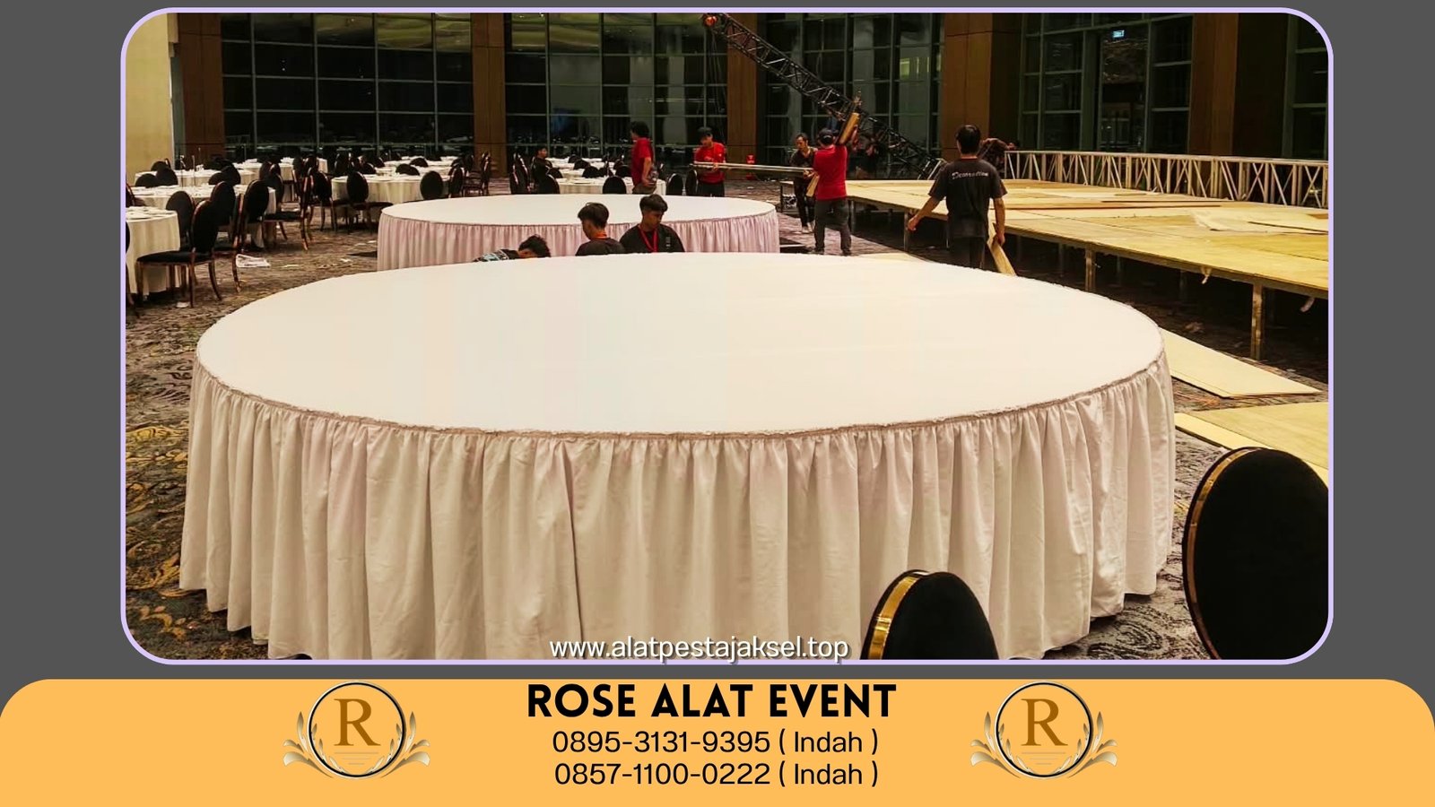 Sewa Table Diameter 400cm Jakarta 