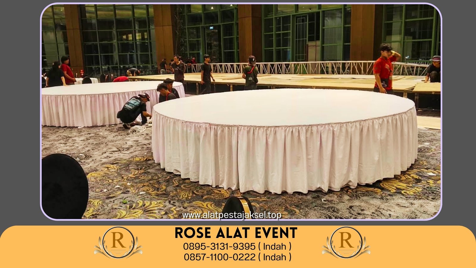 Sewa Table Diameter 400cm Jakarta 
