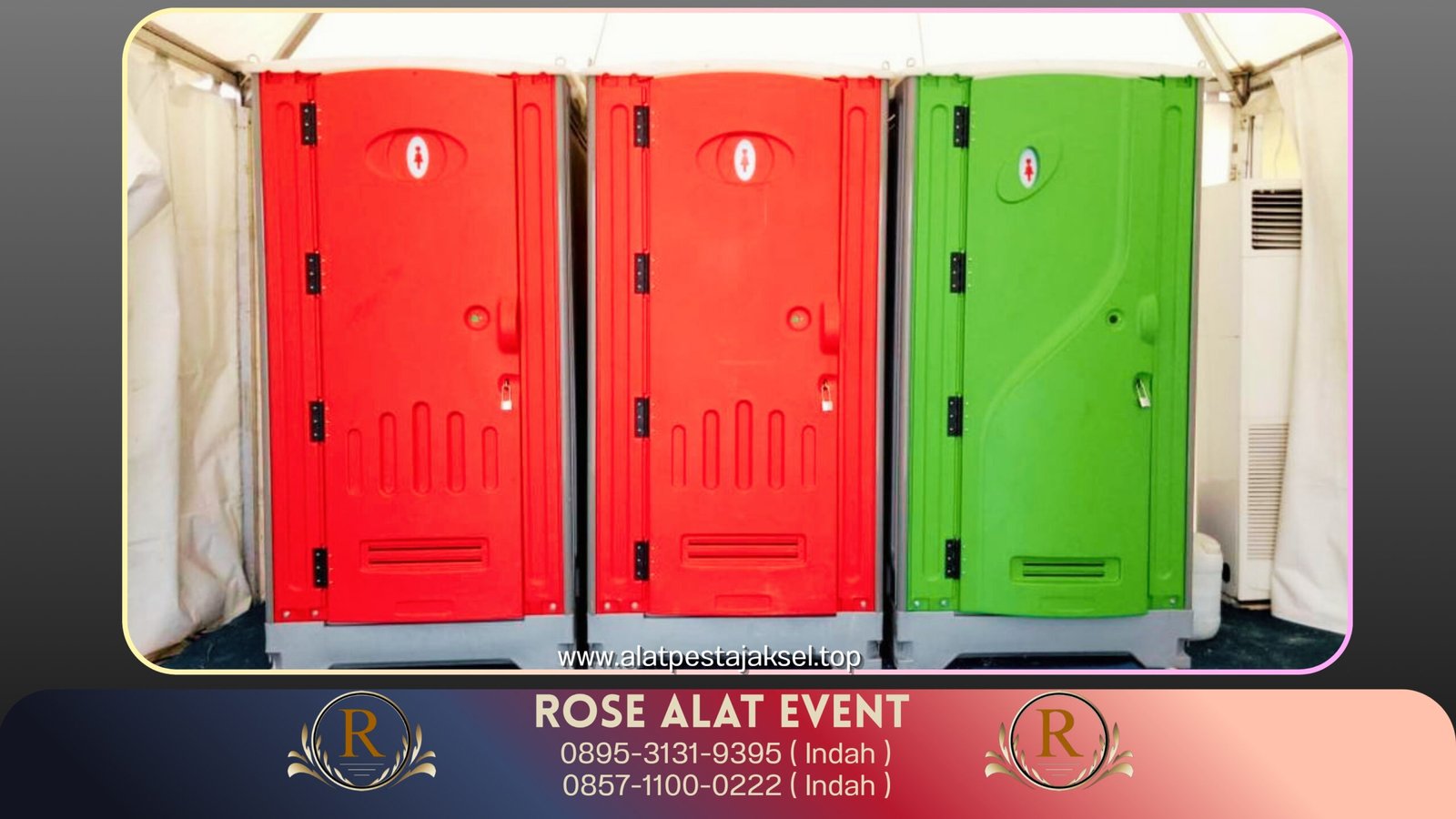 Sewa Toilet portable Dan Tenda Roder Cikarang Bekasi ( 0895-3131-9395 )