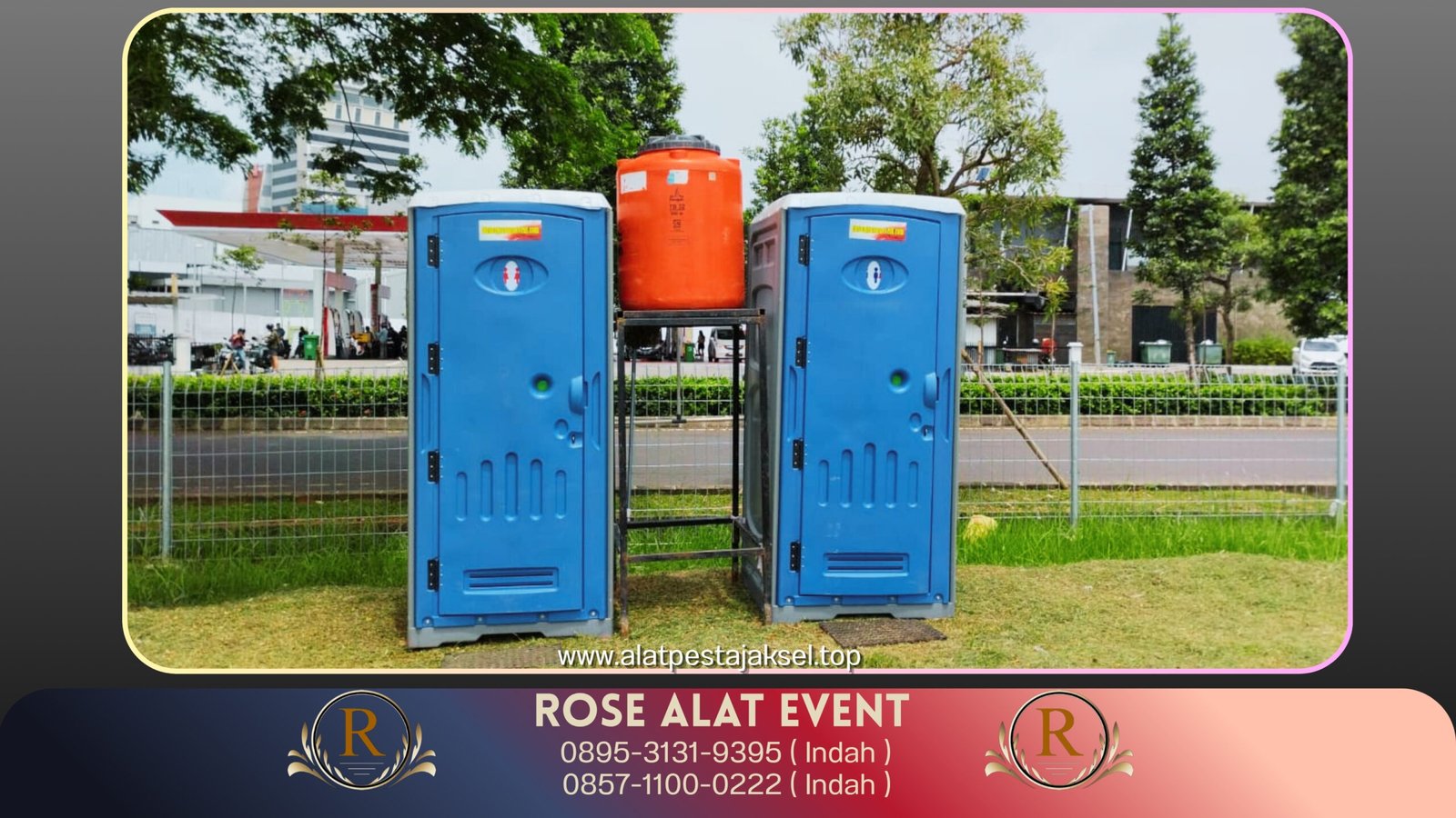 Sewa Toilet portable Dan Tenda Roder Cikarang Bekasi ( 0895-3131-9395 )